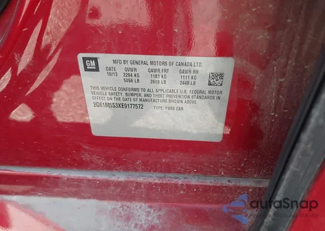 2014 Cadillac Xts Luxury from USA, damaged, VIN 2G61M5S3XE9177572